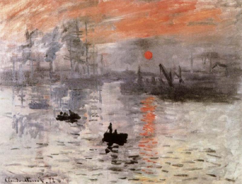 Claude Monet Impresstion Sunrise France oil painting art
